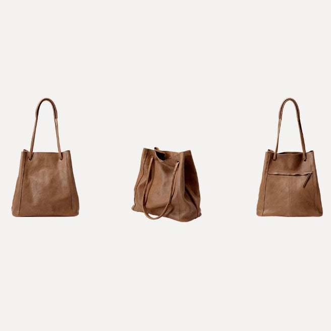 本革やわらかトートバッグ