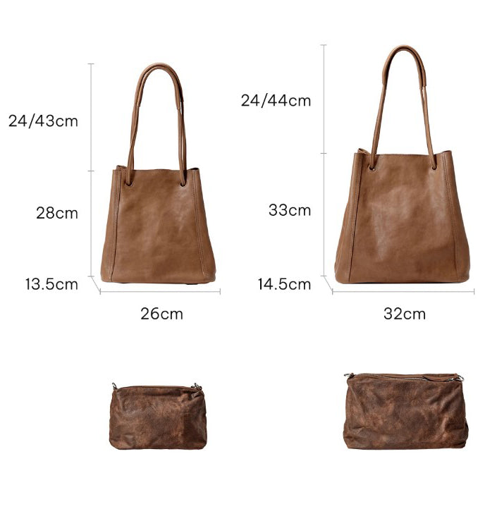 本革やわらかトートバッグ